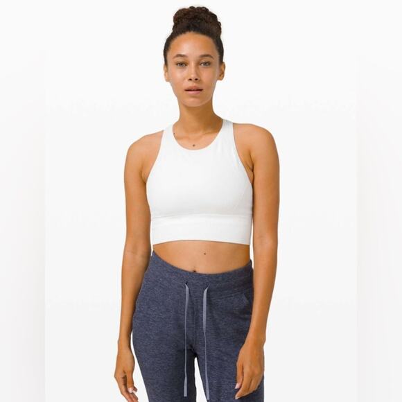 Lululemon Ebb to Train Bra In White - Picture 1 of 8